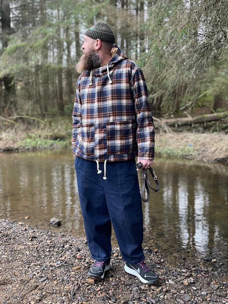 John of Whitehill Mercantile clothing wearing best selling trousers 